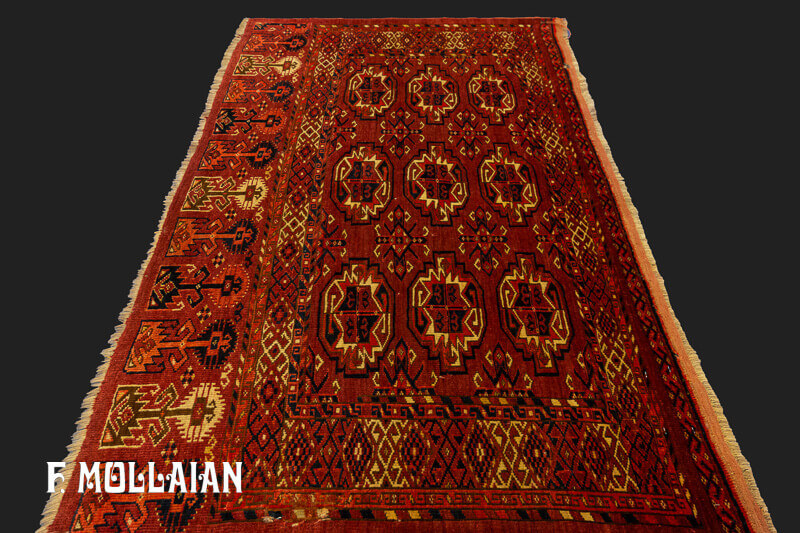 Antique Turkmen Tekke Chuval Rug n°:69732344